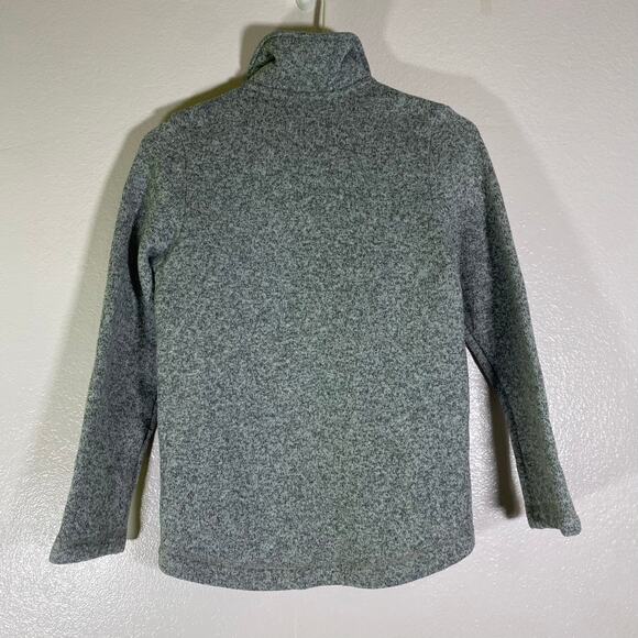 The North Face Maggy Seater Fleece Jacket Dark Gray Heather Girls Size M - Picture 6 of 6